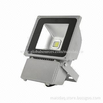 100W LED Floodlight with 9,000-10,000lm Luminous Flux, 80Ra CRI